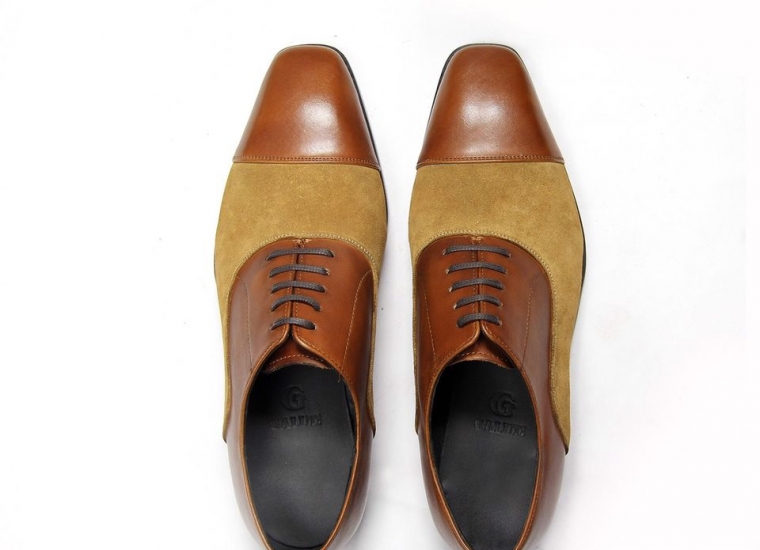 Oxford Captoe Brown Suede RU