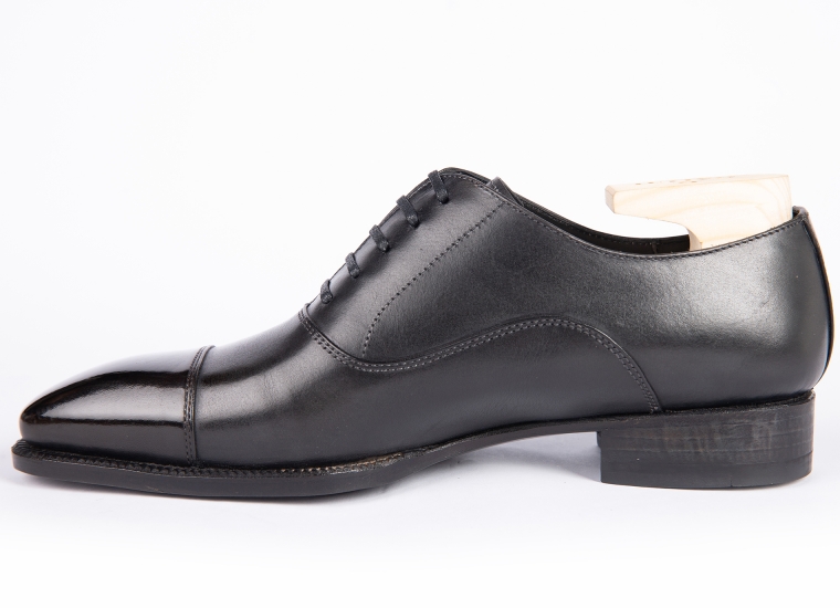 Black Cap Toe Oxford LE