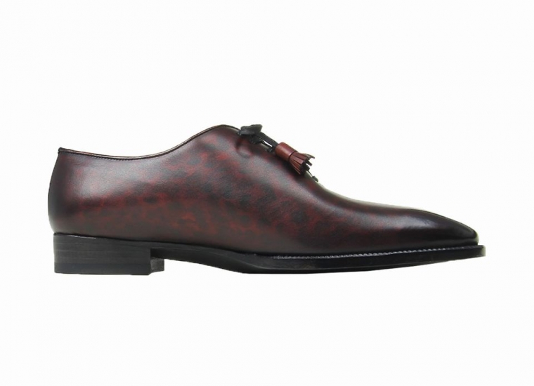 Maroon Patina Whole Cut Oxford LE