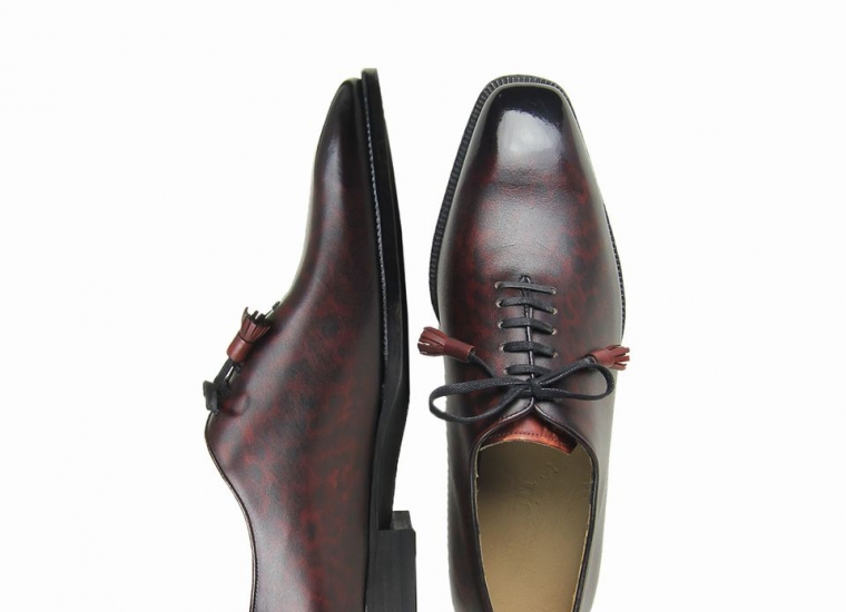 Maroon Patina Whole Cut Oxford LE