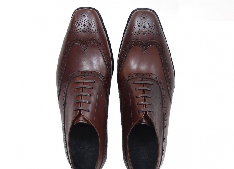 Brown Balmoral Wingtip Oxford RU