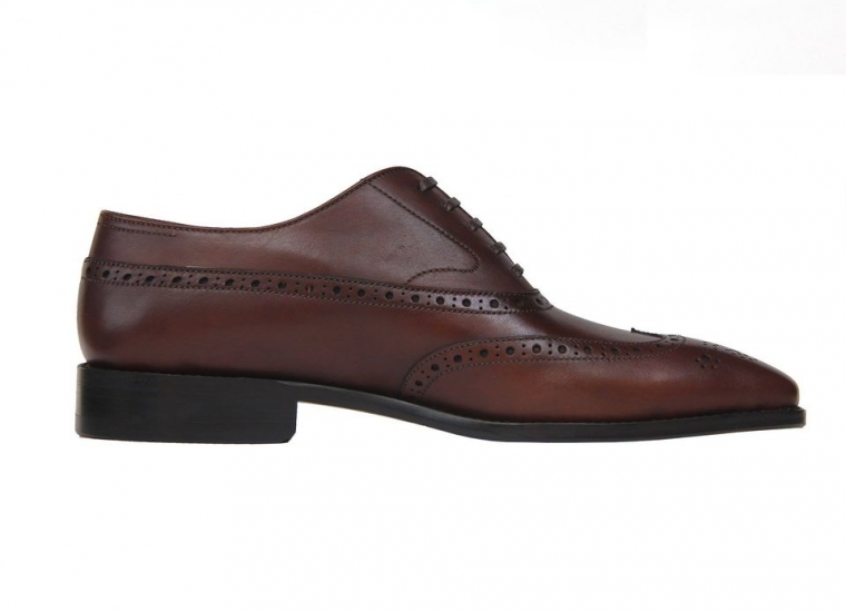 Brown Balmoral Wingtip Oxford RU