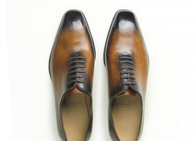 Tenne Patina Whole Cut Oxford LE