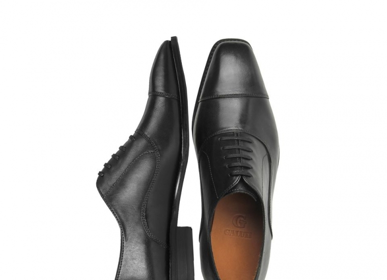 Black Cap Toe Oxford RU