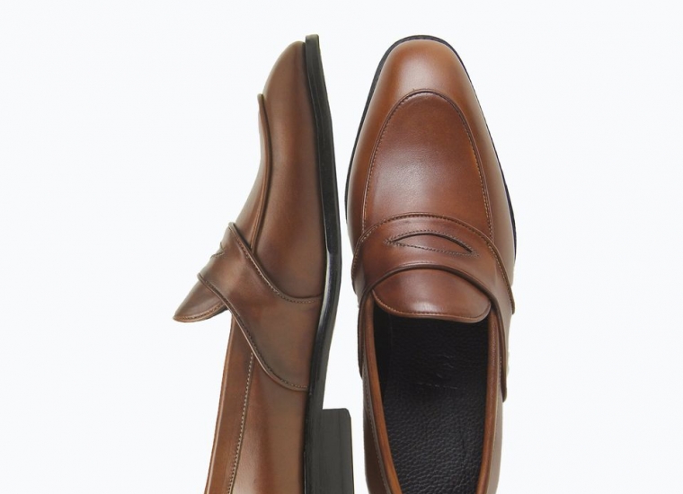 Saddle Brown Penny Loafer RU