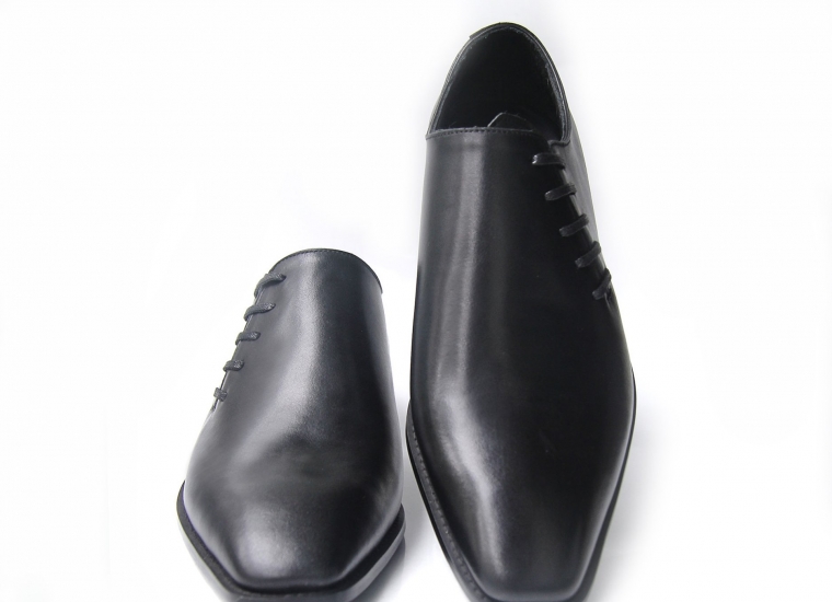 Black Sidelace Whole Cut Oxford RU