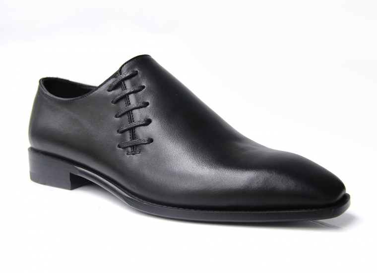 Black Sidelace Whole Cut Oxford RU