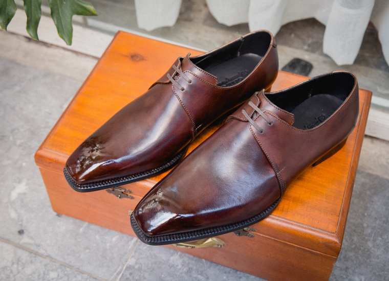 Derby 2 Eyelets Brown LE