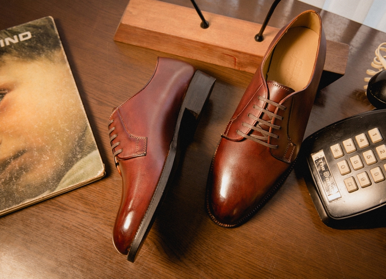 Brown Blucher Derby LE