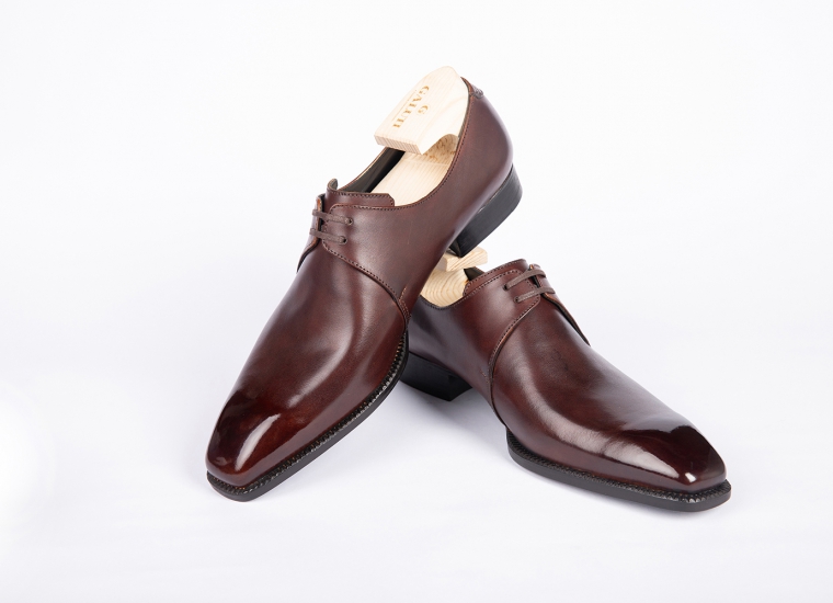 Brown 2 Eyelets Derby LE