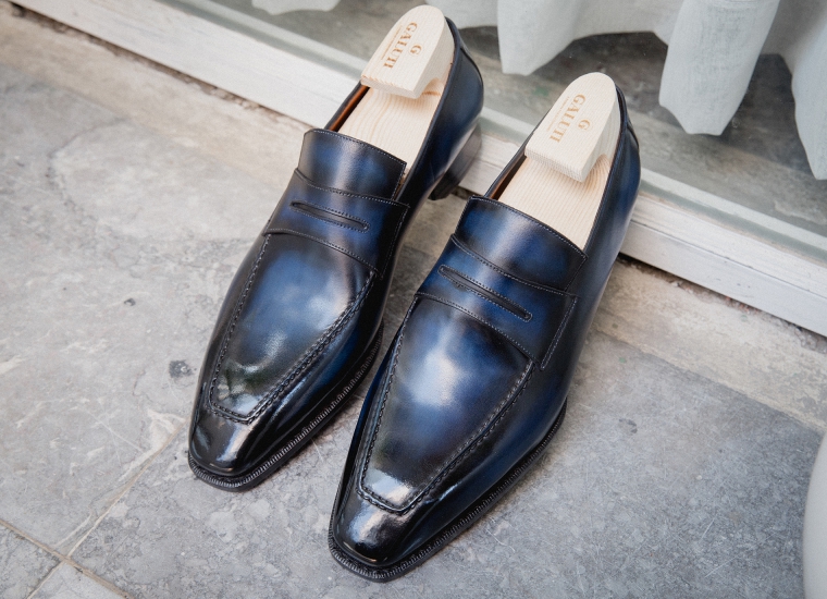 Andy Loafer Blue Patina LE