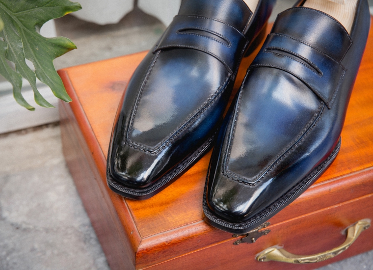 Andy Loafer Blue Patina LE