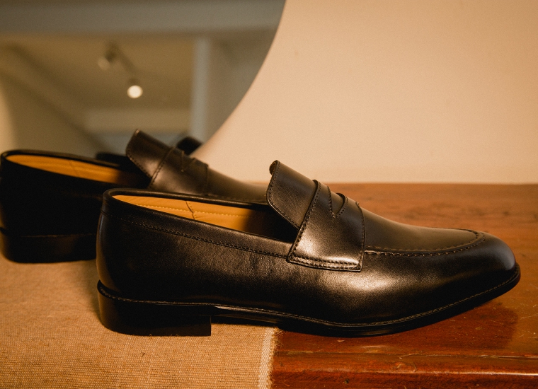 Black Penny Loafer RU