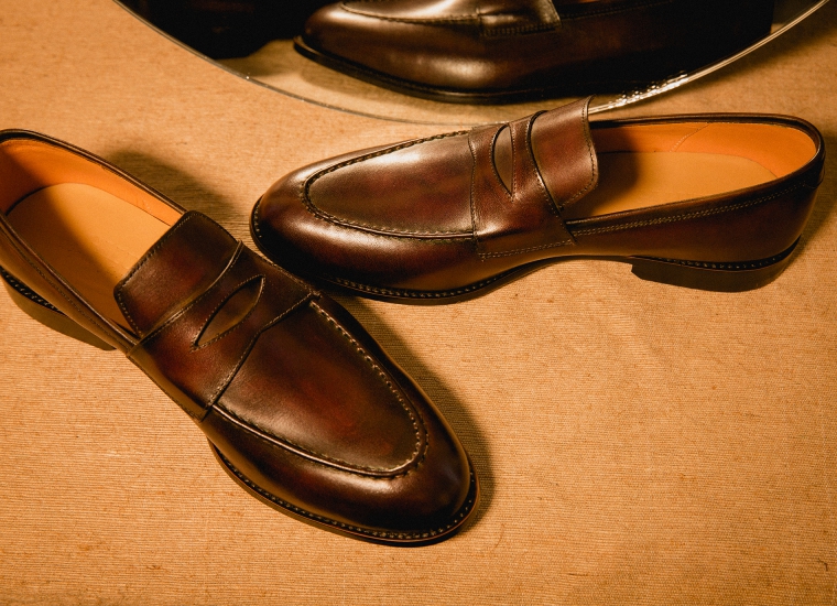 Dark Brown Penny Loafer RU