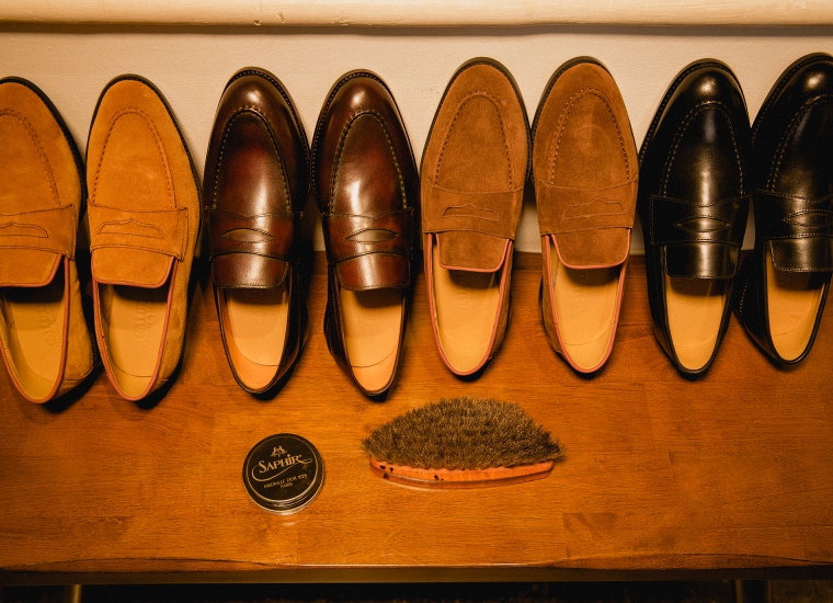 Penny Loafer Tan Suede RU