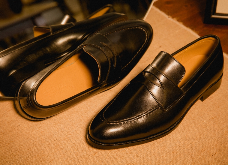 Black Penny Loafer RU