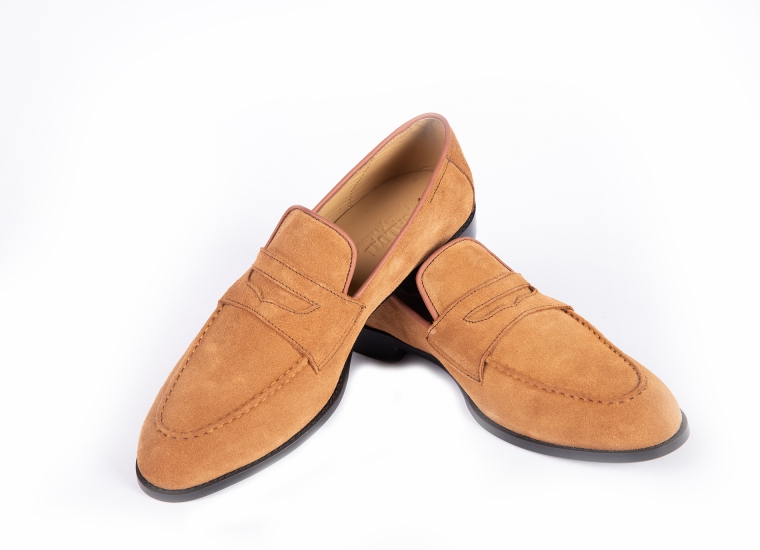 Penny Loafer Tan Suede RU