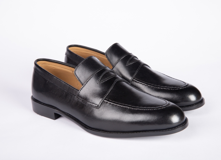 Black Penny Loafer RU