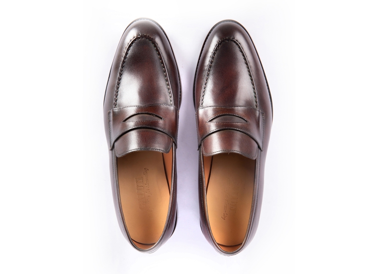 Dark Brown Penny Loafer RU