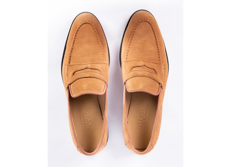 Penny Loafer Tan Suede RU