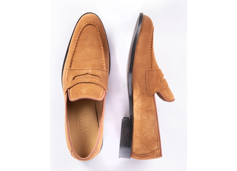 Penny Loafer Tan Suede RU