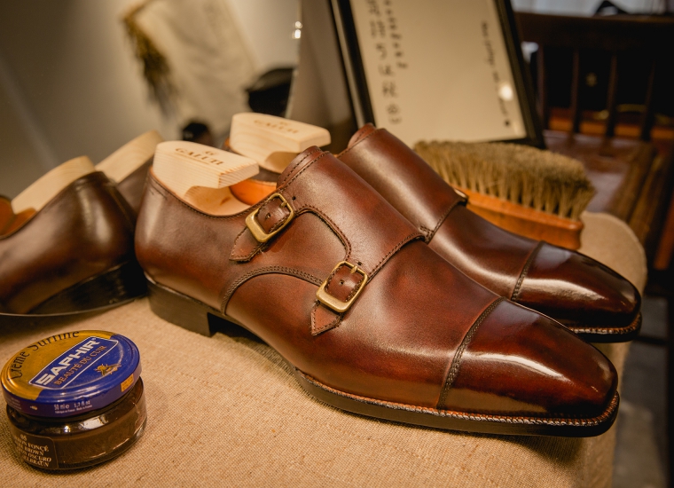 Double MonkStrap Brown LE