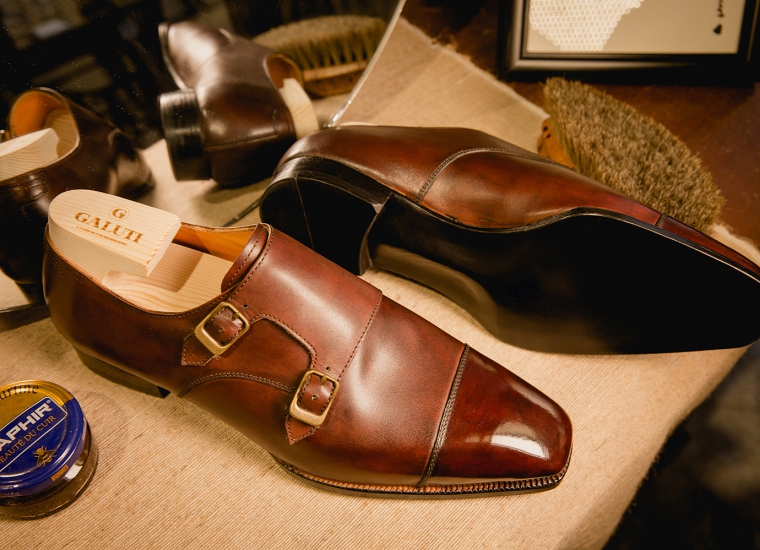 Brown Double Monk Strap LE