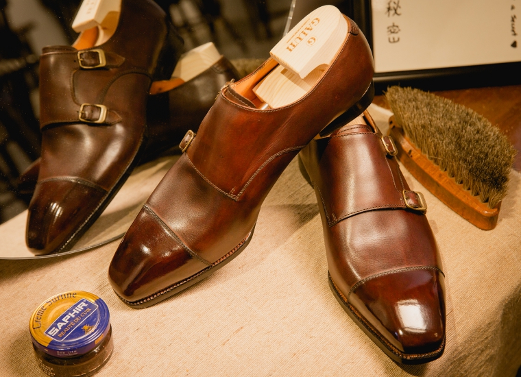 Double MonkStrap Brown LE