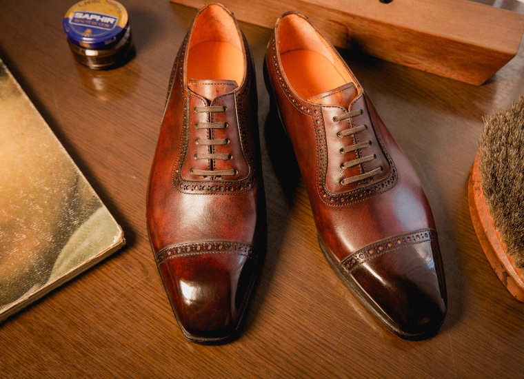 Brown Patina Adelaide Oxford LE