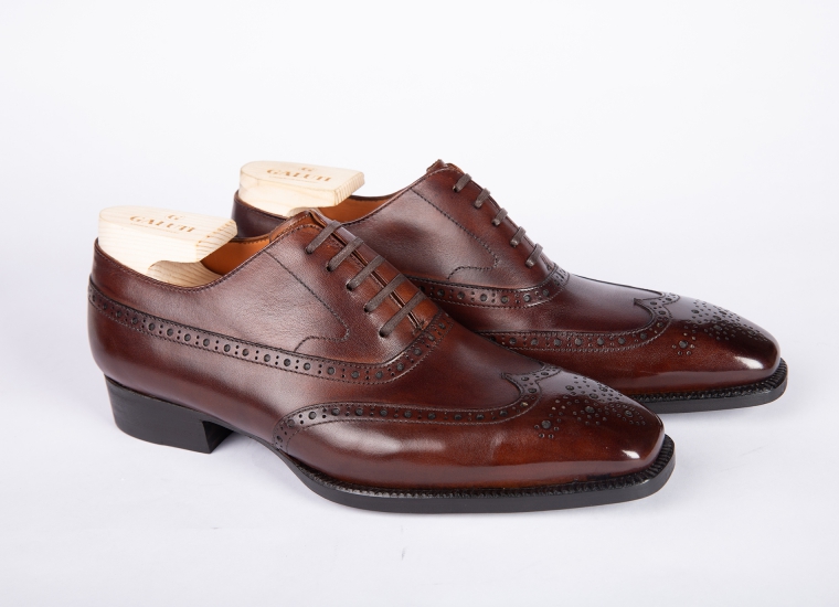 Brown Balmoral Wingtip Oxford LE