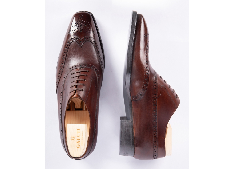 Oxford Wingtip Brown LE 