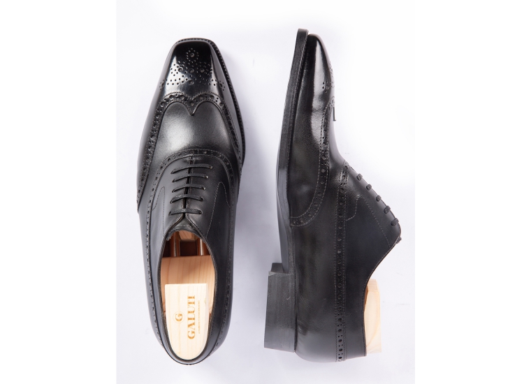 Oxford Wingtip Black LE