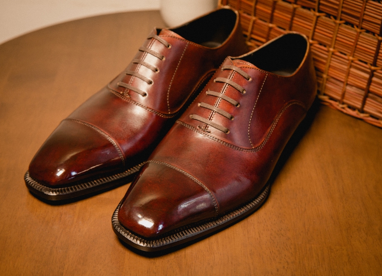 Brown Cap Toe Oxford LE