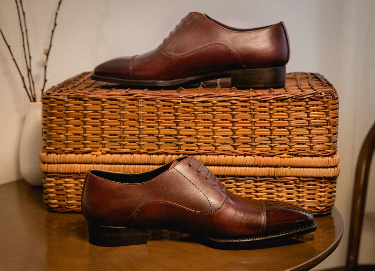 Brown Cap Toe Oxford LE