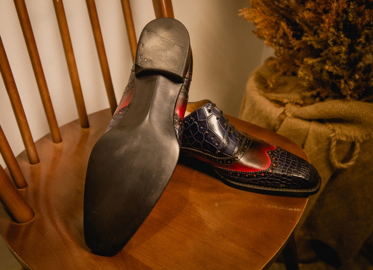 Oxford FullBrogue Mix Crocodile LE
