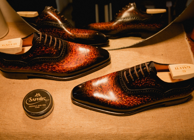 Oxford PlainToe Fire Amber LE