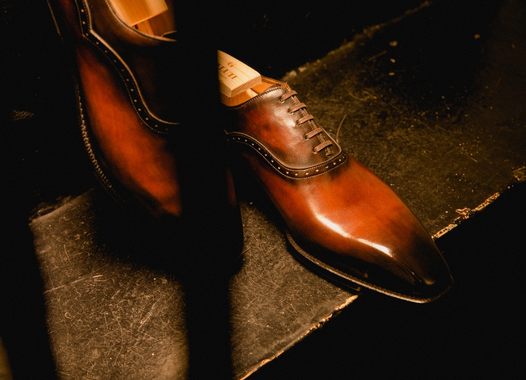 Oxford PlainToe Brown Patina LE