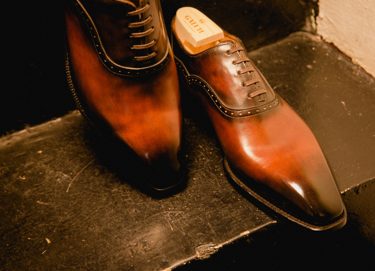 Oxford PlainToe Brown Patina LE