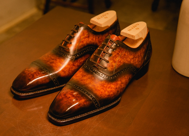 Oxford Semi Brogue Amber Patina LE