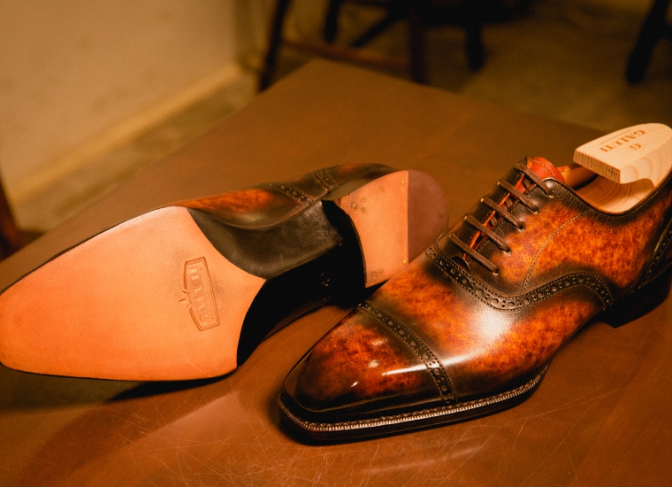 Oxford Semi Brogue Amber Patina LE