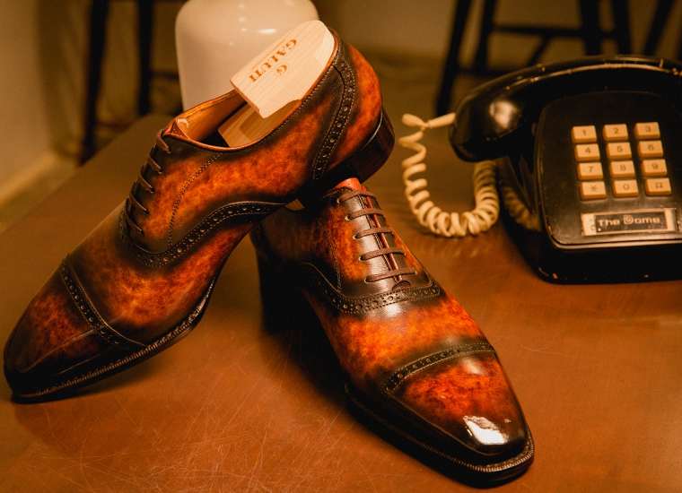 Oxford Semi Brogue Amber Patina LE