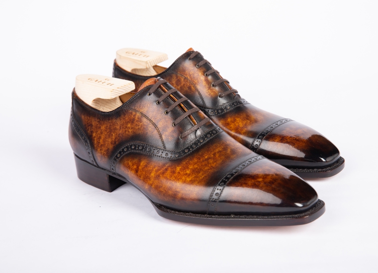 Oxford Semi Brogue Amber Patina LE