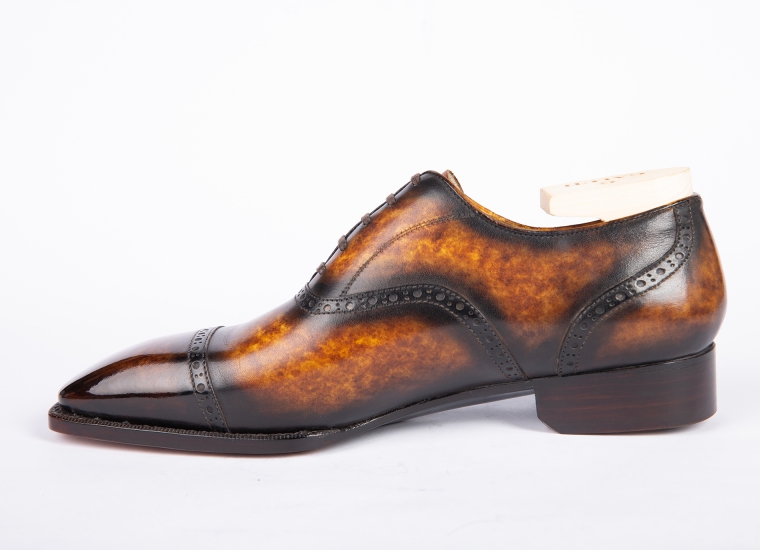 Oxford Semi Brogue Amber Patina LE