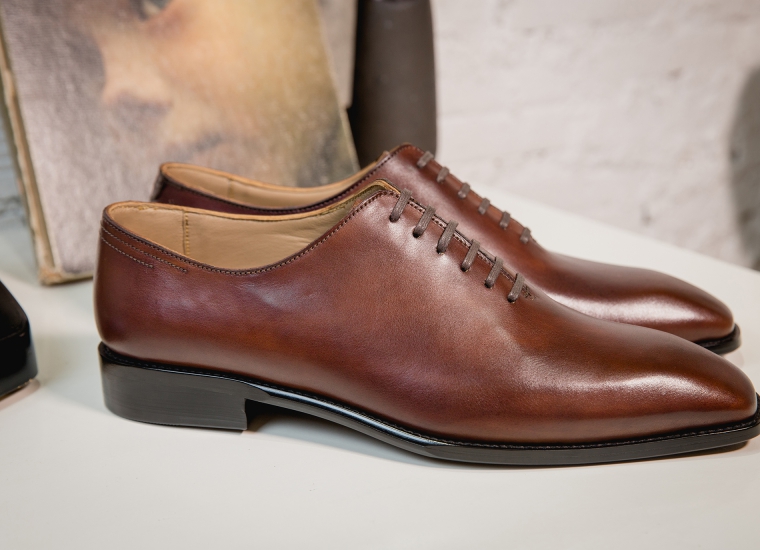 Brown Whole Cut Oxford RU