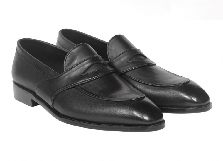 Black Penny Loafer RU01