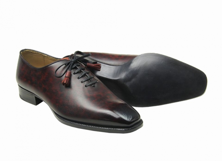 Maroon Patina Whole Cut Oxford LE