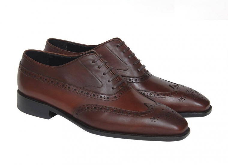 Brown Balmoral Wingtip Oxford RU