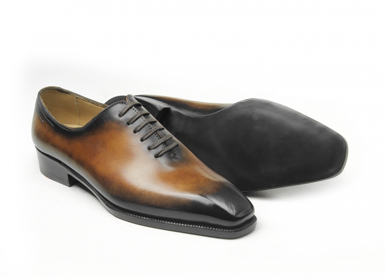 Tenne Patina Whole Cut Oxford LE