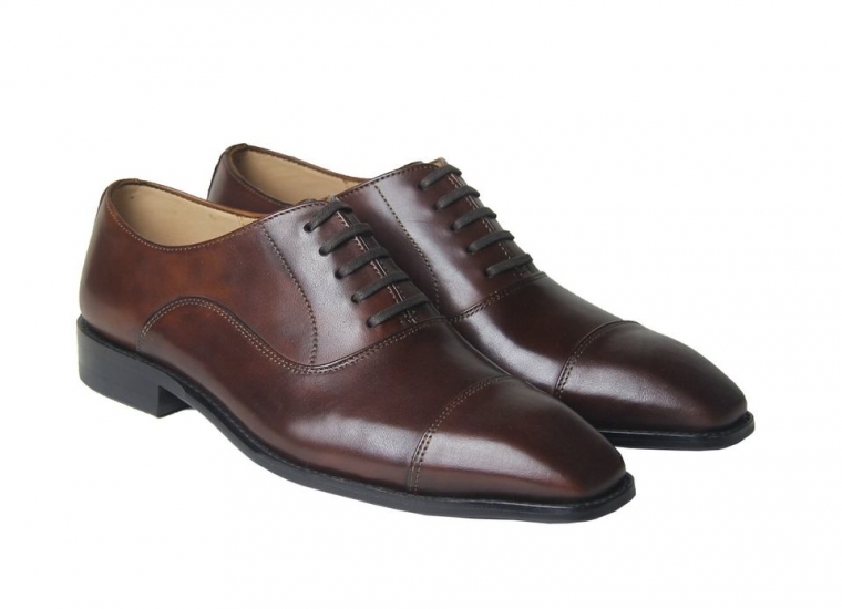 Brown Cap Toe Oxford RU 