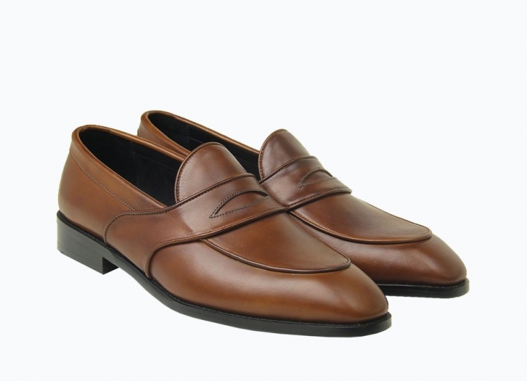 Saddle Brown Penny Loafer RU